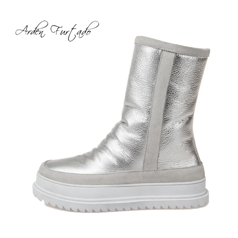 silver boots flat