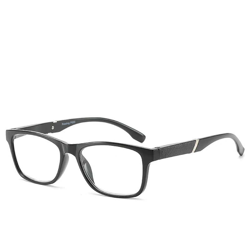 Imwete унисекс очки мода дальнозоркость очки для чтения Для мужчин Для женщин HD Смола объектива дальнозоркостью очки для чтения 1,5+ 2,5+ 3,5+ 4,0 - Цвет оправы: BLACK