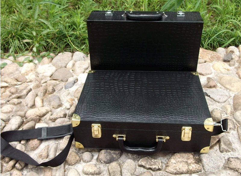 

tool case toolbox drop shockproof A molding Curved box body Aluminum alloy toolbox Abs Plastic aluminum frame suitcase