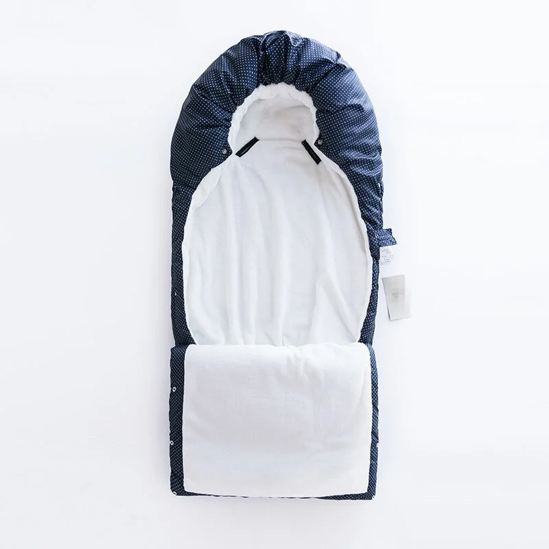 Детский спальный мешок, зимний конверт для новорожденных, теплый спальный мешок, хлопковый детский спальный мешок в коляске, инвалидные коляски