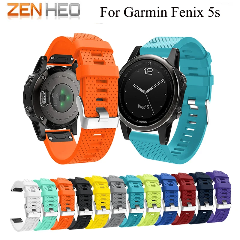 

Silicagel Soft Band Strap Watchband Bracelet Wrist Strap for Garmin Fenix 5S Watch Replacement Silicone Wrist Band watchband New