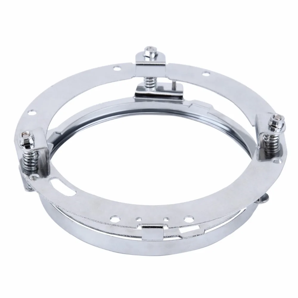7" Headlight Mounting Ring Bracket Motorcycle Mount Brackets Extension