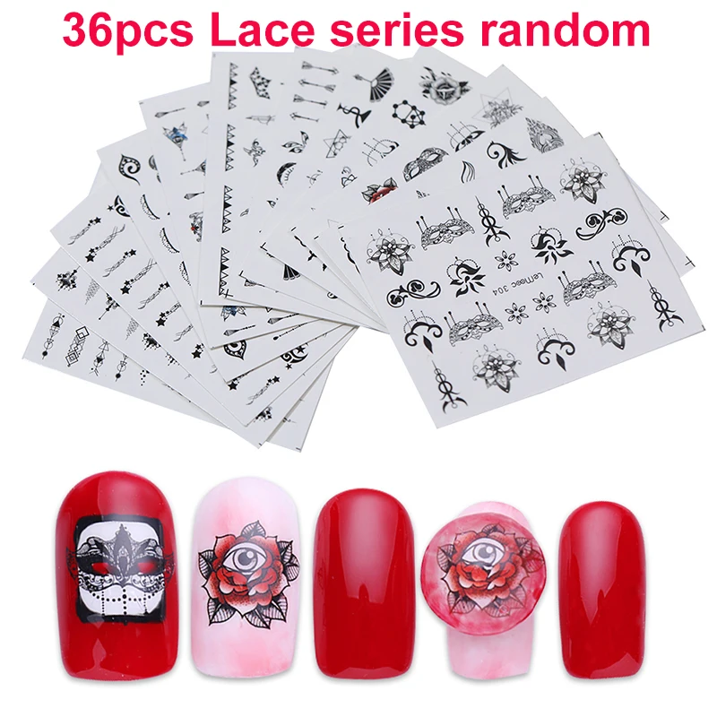 55/50/45 piezas uƱas pegatinas de flores de Arte de uƱas transferencia calcomanĆas negro blanco colorido DIY consejos patrón mixto accesorios uƱas decoraciones 55/50/45 piezas uƱas pegatinas de flores de Arte de uƱas transferencia calcomanĆas negro blanco colorido DIY consejos patrón mixto accesorios uƱas decoraciones