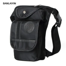 Для мужчин Водонепроницаемый нейлон путешествия мотоциклетные крест Средства ухода за кожей сумка-мессенджер плечевой ремень поясная сумка Талия бедра ноги падение сумка