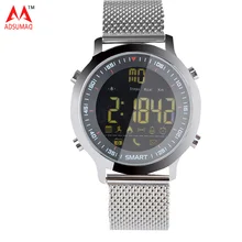 EX18 bluetooth 4,0 спортивные Смарт-часы 5ATM водонепроницаемые Смарт-часы шагомер с функцией напоминания секундомер Удаленная камера FSTN экран