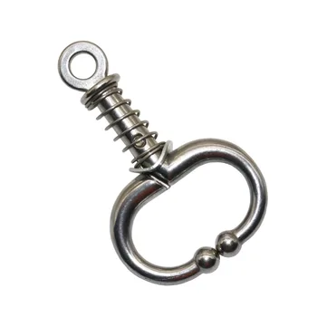 

1 Pcs Stainless steel Automatic cow Spring Nose Pliers Cattle Baoding Ware Binding Tool Nose Clamp Traction Cattle Ring