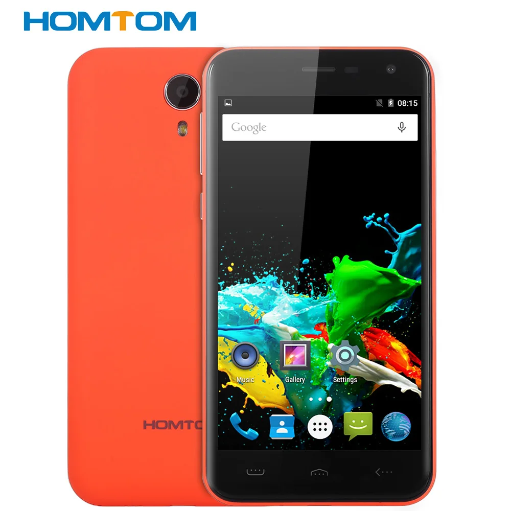 Original HOMTOM HT3 5 0 2 5D HD Screen Android Mobile Phone MTK6580 Quad Core 1GB