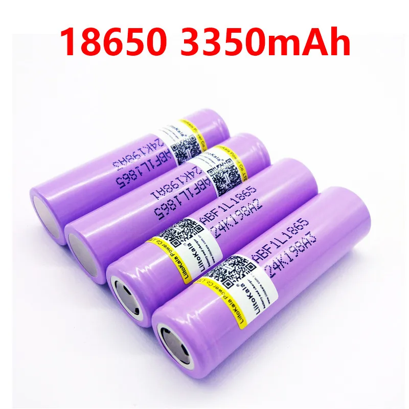 Liitokala lii-F1L 3,6 V 18650 INR18650 F1L 3000mah 3350mAh 3400mah 4,2 V отсекающая аккумуляторная батарея для