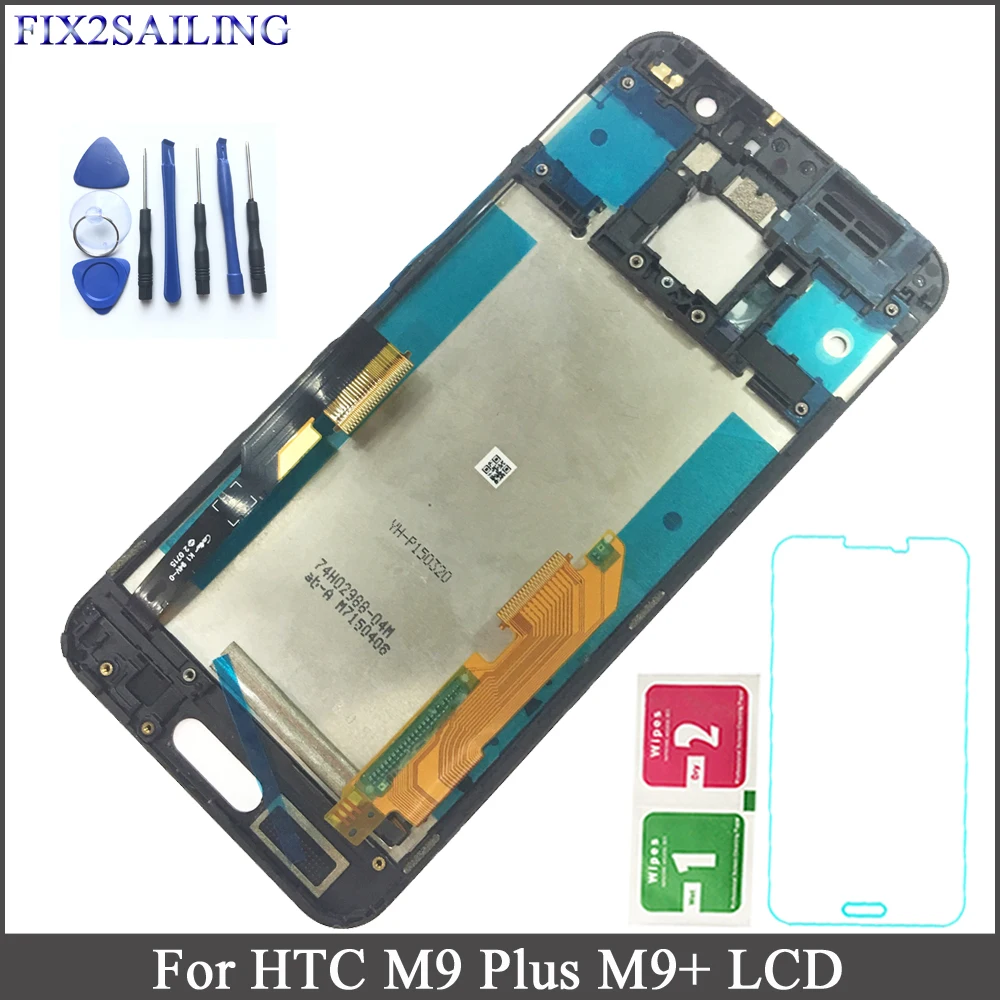 

FIX2SAILING For HTC ONE M9 Plus LCD Display Touch Screen Digitizer Sensor Assembly with Frame for HTC M9+ M9pw 5.2 inch