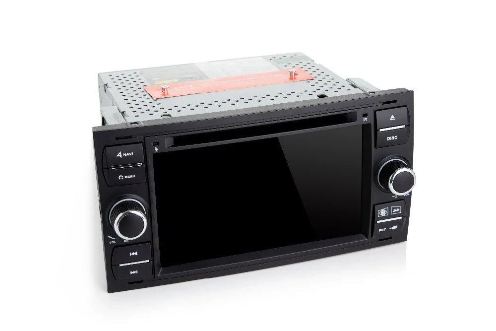 Top Android 8.1 2 Din 7 Inch Car DVD Player For Ford/Focus/Mondeo/Transit/C-MAX/Fiest With GPS Navigation Radio BT 1080P Ipod FM Map 3