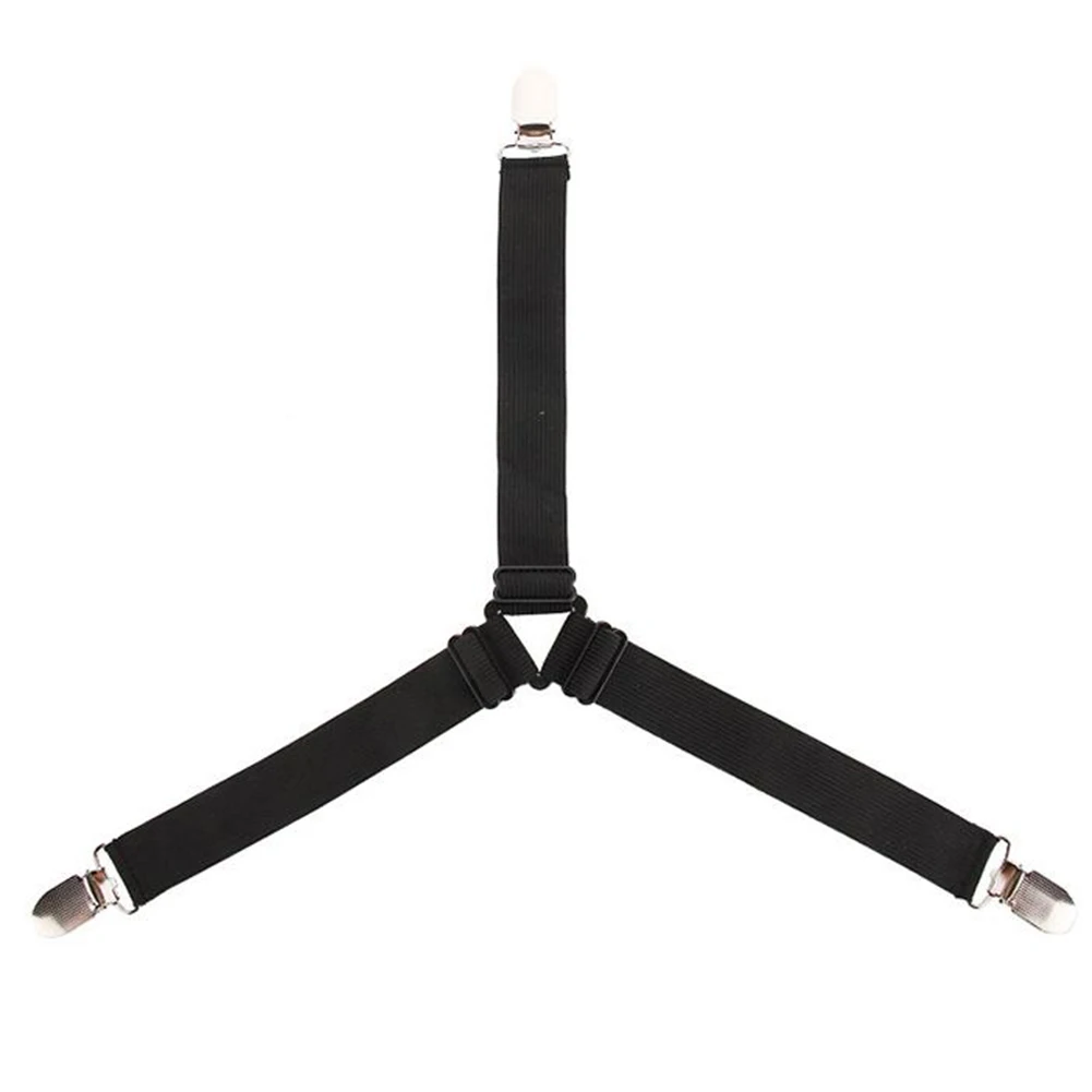 

4Pcs/Set Bed Sheet Clip Holder Mattress Blankets Grippers Cover Fasteners with Metal Clips Strength 20 to 50CM