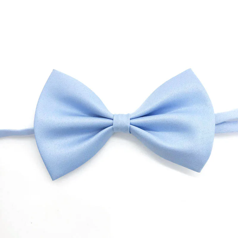 8 Colors Pet Dog Cat Bow Tie Adjustable Dog Necktie Pet Accessories for Dogs& Cats Solid Color Puppy Kitten Bow Tie