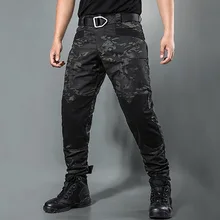 Мужские свободные прямые комбинезоны камуфляжные штаны для спорта на открытом воздухе скалолазание обучение стрельба армейские фанаты тактические военные брюки