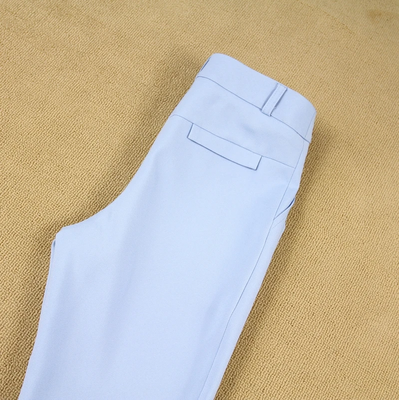 Suit Women blazer set Dark Blue Double Breasted formal business Pants suits ladies office work wear clothing