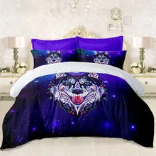 Hippie Husky Dog Bedding Set Colorful Animal Print Duvet Cover Patchwork Bed Cover White Purple Galaxy Bed Set Pillowcase D25 Hippie Husky Dog Bedding Set Colorful Animal Print Duvet Cover Patchwork Bed Cover White Purple Galaxy Bed Set Pillowcase D25