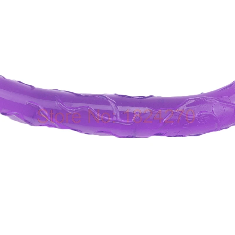 Двойной фаллоимитатор 17 дюймов для анального проникновения интимные игрушки