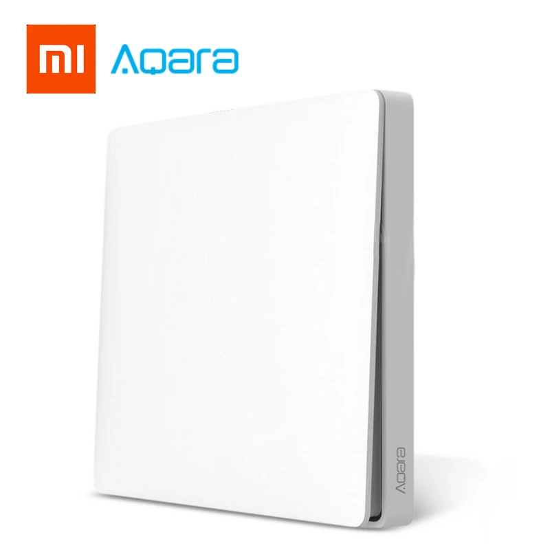 

2018 Xiaomi Aqara Upgrade Wireless Switch Single Button Key Smart Light Control ZigBee Version for Mi Home APP Gateway