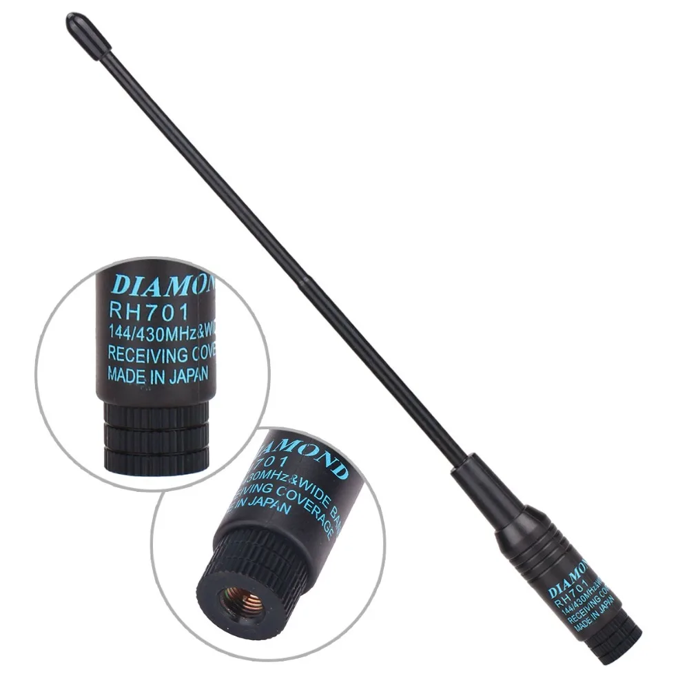Diamond RH-701 Dual Band SMA Male UHF VHF RH701 Antenna for Yaesu Vertex VX-3R VX-7R ZT-2R PX-2R UV-985 TH-UV8000D | Мобильные