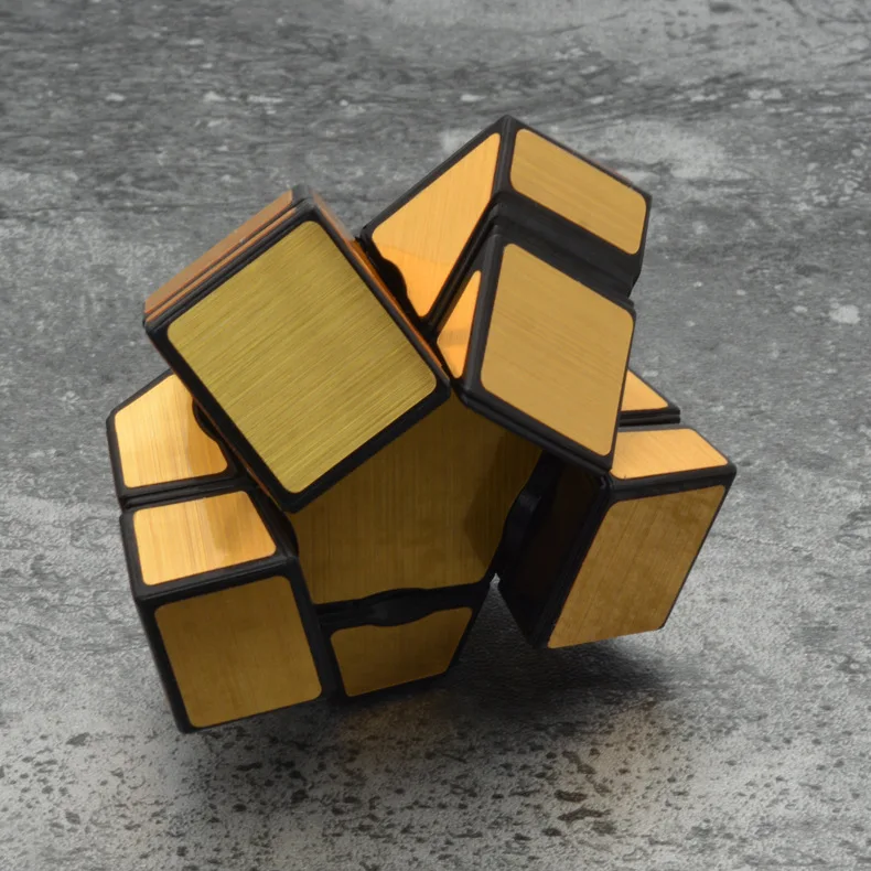 Волшебный куб Призрак 1X3X3 куб непоседы зеркальный блок антистрессовая головоломка золото/Silverneo cubo magico Развивающие игрушки для детей