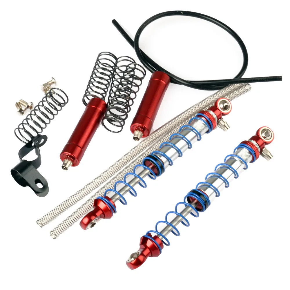 RC 90MM 100MM 110MM Piggyback Hydraulic Shock Absorber Springs Shocks for 1/10 RC Car Parts Truck Crawler Axial SCX10 TRX4 D90