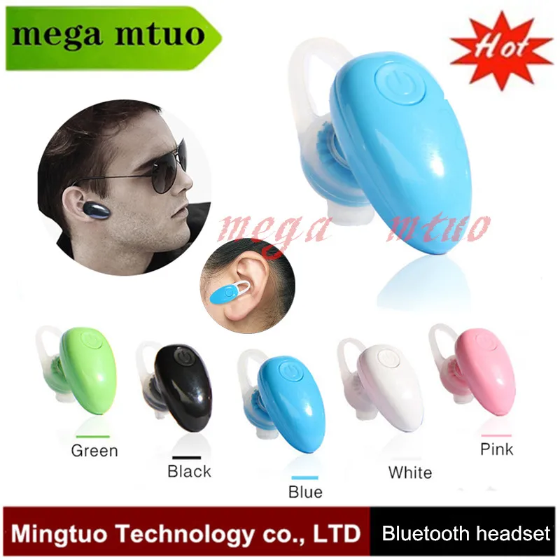 

5Colors Small Earphone Bluetooth One-to-two D6 Mini Stereo wireless Bluetooth Headset Headphone with Microphone for Xiaomi phone