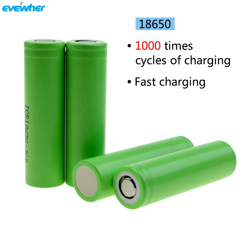 4X18650 ICR18650 30 3000 mah Battery