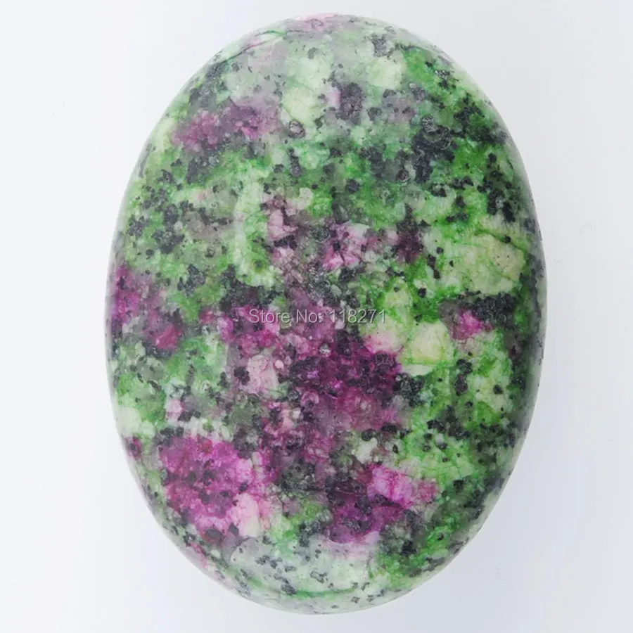 

WOJIAER Free Shipping Natural Jaspers Gem Stones Oval Cabochon CAB No Drill Hole 30x40x8mm Jewelry Making 1PCS PU3150