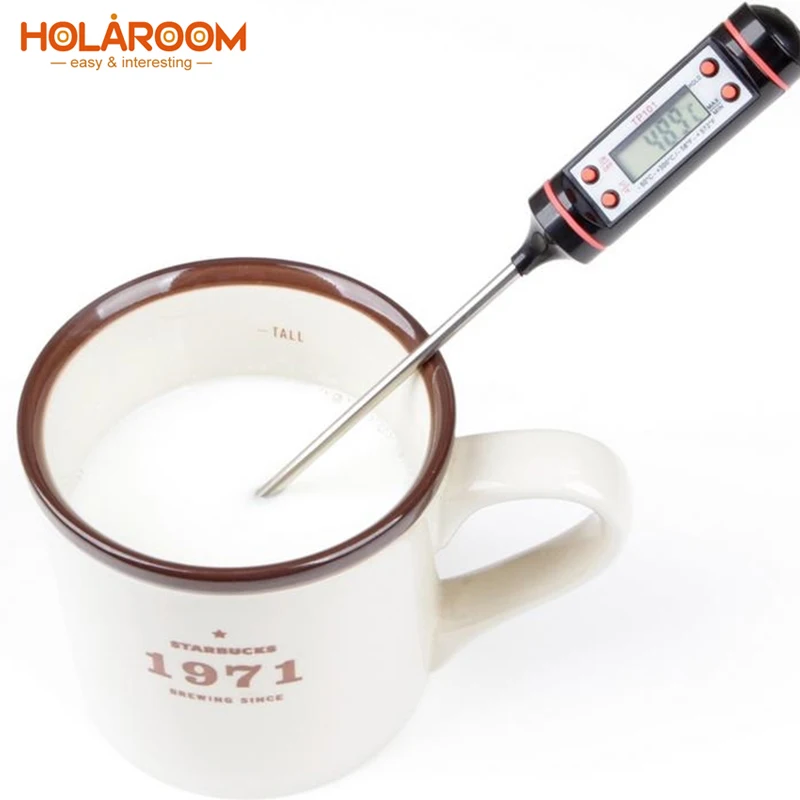 

Portable Cooking BBQ Baking Meat Milk Temperature Sensor Practical Electronic Digital Thermometer Household Kitchen Tools