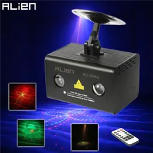 ALIEN пульт дистанционного управления 20 узоров RG DJ лазерный сценический светильник ing Effect Galaxy светодиодный RGB вечерние дискотечные танцы праздник Рождество лазерный шоу светильник