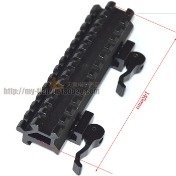 

Dovetail extend Weaver 20mm to 20mm Scope bases Mounts 20mm rail mount Quick Release Picatinny Weaver Flashlight Mount Holder