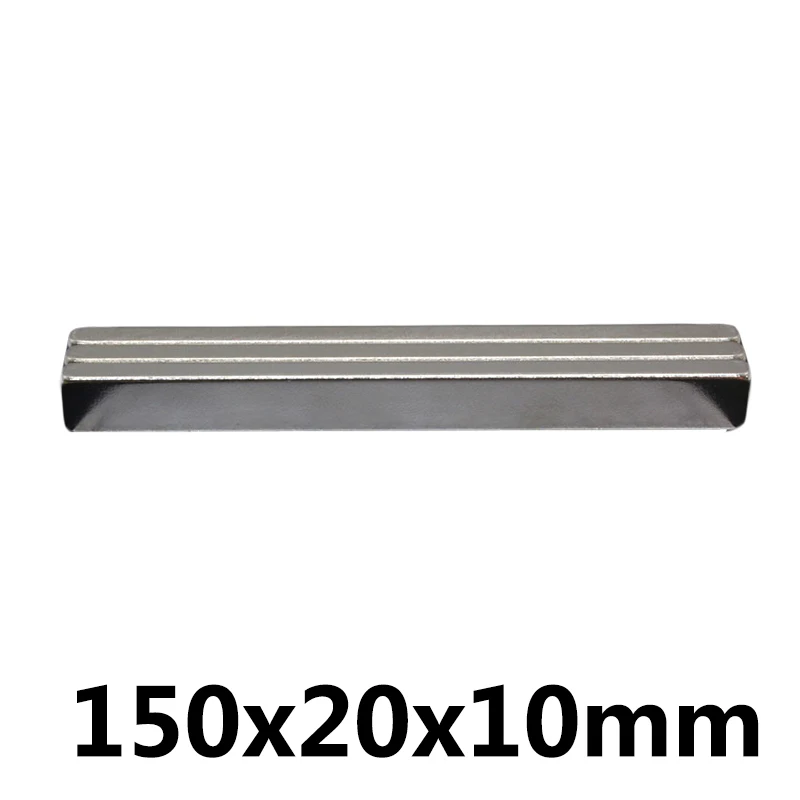 

1pcs 150x20x10mm Neodymium Magnet Block N35 Permanent Super Strong Powerful Small Magnetic Magnets Square