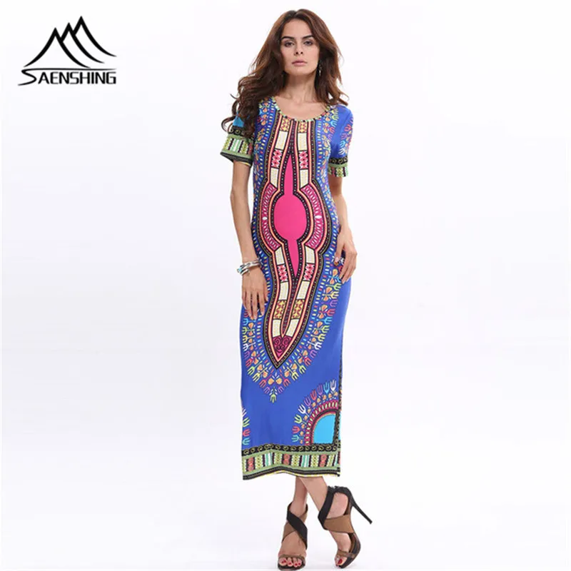 Summer African Fashion Design Dashiki Dresses for Women Traditional