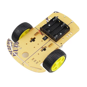 

2 Motor Smart Robot Car Chassis Kit with Speed Encoder Battery Box USE for Arduino