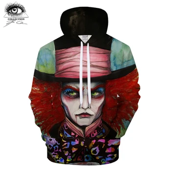 

Mad Hatter by Pixie cold Art Funny 3D Hoodies Men Sweatshirts Unisex Hoodies Brand Pullover Tracksuits Drop Ship ZOOTOP BEAR