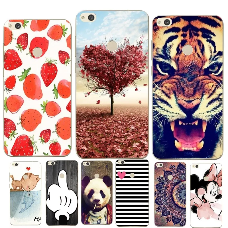 

Silicone Case for Huawei P20 P10 P8 Lite 2017 Case Cover for Huawei P9 Lite 2017 Cute Cat Case For Huawei P Smart P20 Lite Coque