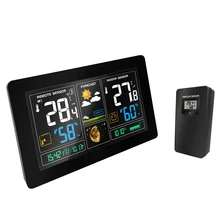 США/ЕС Plug Цифровая метеостанция, часы, термометр, гигрометр, дисплей давления, температура, измеритель влажности