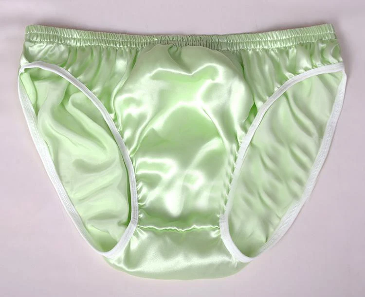 Мужское шелковое нижнее белье шелковистые шорты 100%|briefs jockstrap|male silk underwearunderwear briefs |