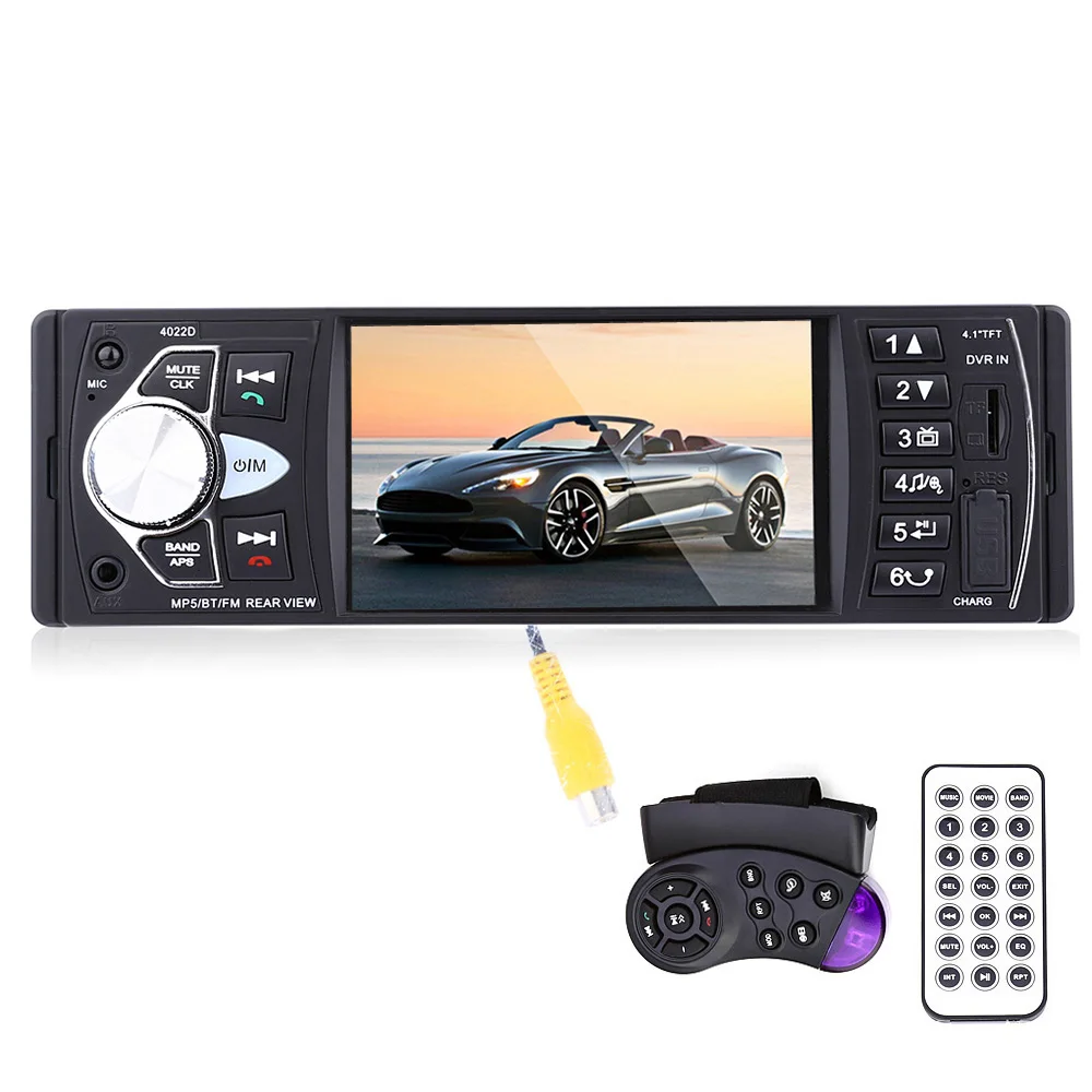 4.1 inch TFT HD Digital Car MP5 Player Bluetooth Stereo Audio Player