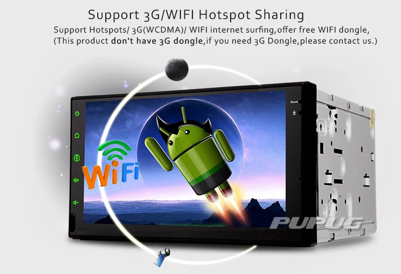 Flash Deal 2 Din Car Stereo Head Unit 7 Inch NO-KEY Tablet Pure android 4.4 None-DVD Player GPS Auto Radio RDS Wifi Bluetooth Backup Camera 7