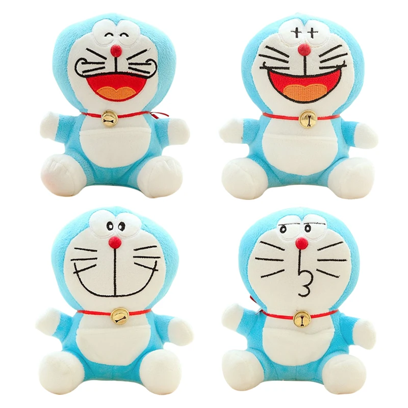

Selling Item 20cm 4 Expressions Plush Doraemon Stuffed Animal Soft Toy Baby Toy kawaii Gift For Kid Free Shipping
