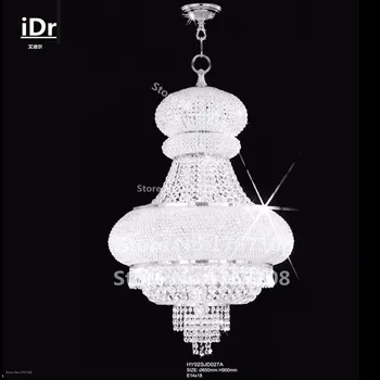 

Modern Classical personality18 Lights dome basket crystal chandeliers chrome finish,D65xH90cm high quality free delivery