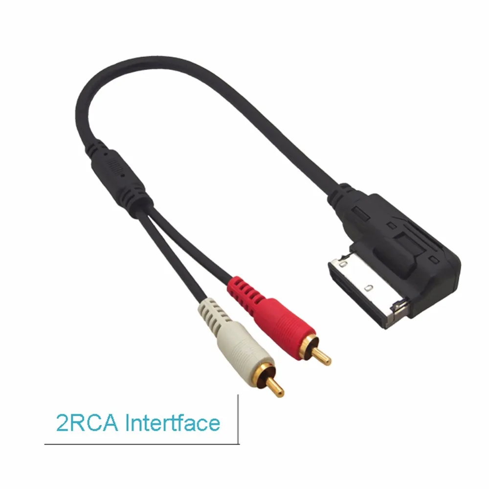 Музыкальный интерфейс CHELINK AMI MDI к 2RCA Аудио гнездовой аудиокабель для VW Audi