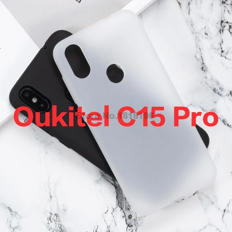 

Oukitel C15 Pro Funda Gel Pudding Silicone Case Protective Soft TPU Back Cover Phone Shell Case For Oukitel C15 Pro Case Cover