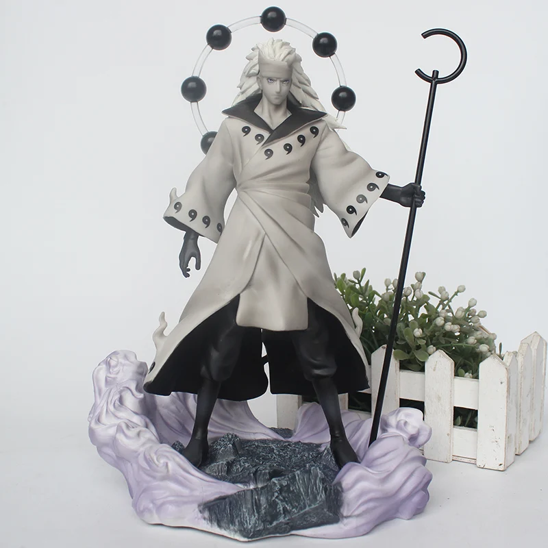 28 см аниме Наруто GK Uchiha Madara Rikudou sennin Ver. Фигурки ПВХ Коллекция Модель игрушки