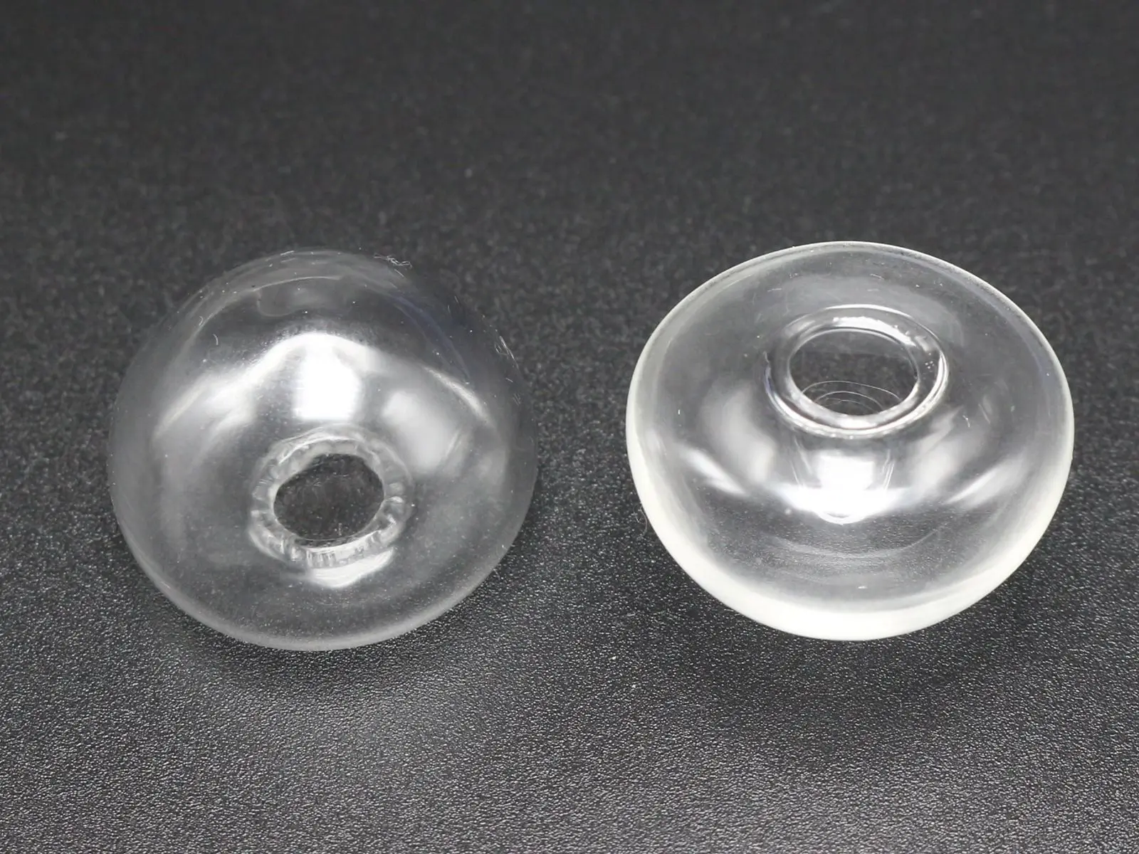 10 Clear Empty Glass Dome Terrarium 1/2 Globe Bottle 28mm Flatback Cabochon | Украшения и аксессуары