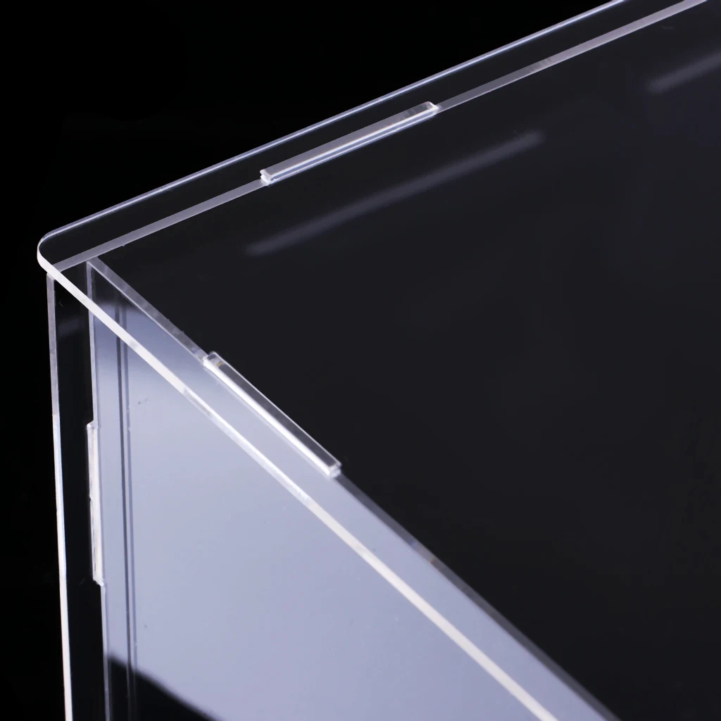 Clear Acrylic Case Dustproof Cube 18x16x25cm for Action Figure Model Dolls Toy Display Showcase