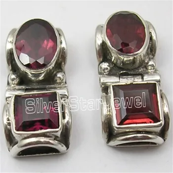 

Chanti International Tribal Studs Earrings LABRADORITE, GARNET & More Gem Stones To Choose Variation