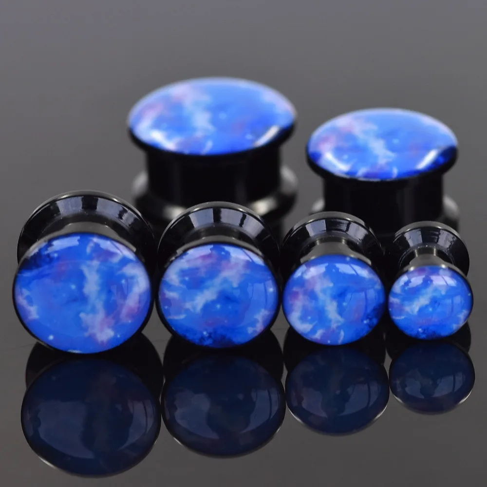 Ear Expander Body piercing Jewelry 1 Pair Acrylic Ear Gauges Plugs