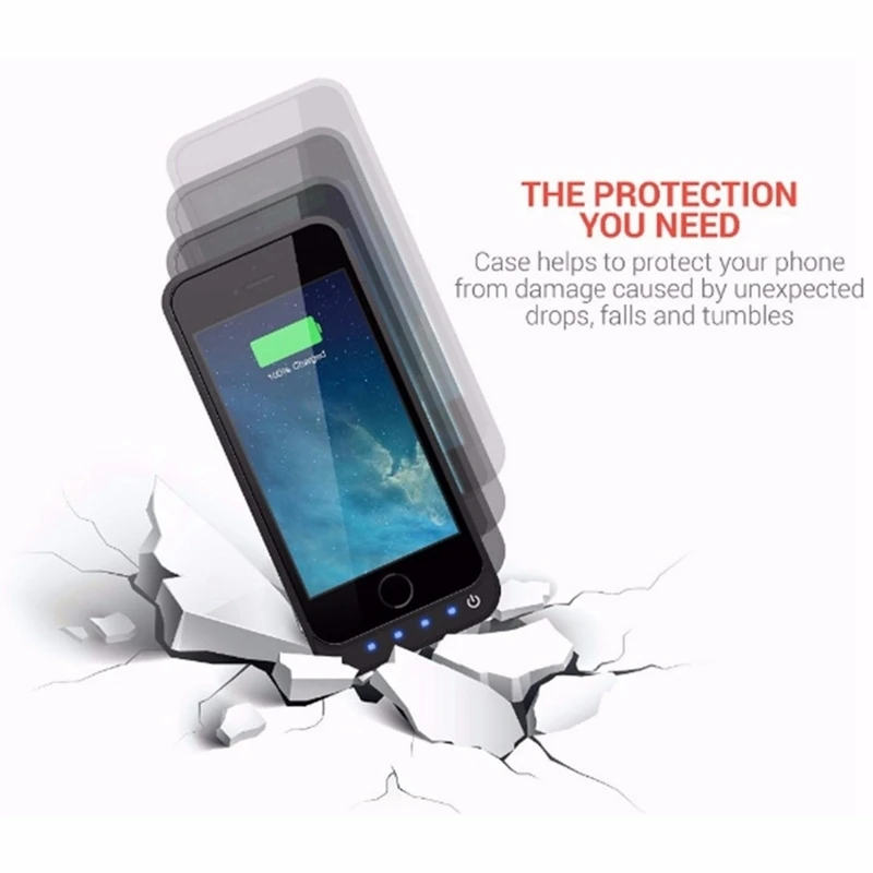 Kaufen Leioua 4200mAh Batterie Fall Für Iphone 5 5c 5s Se Abdeckung Mit Batterie Beste Externe Tragbare Power Bank mit Halter lade fall