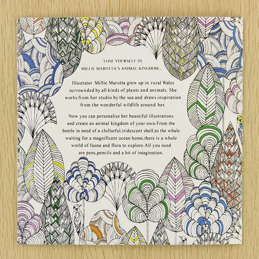 24 Pages Animal Kingdom English Edition Coloring Book For Children Adult Relieve Stress Kill Time Painting Drawing Book 24 Pages Animal Kingdom English Edition Coloring Book For Children Adult Relieve Stress Kill Time Painting Drawing Book